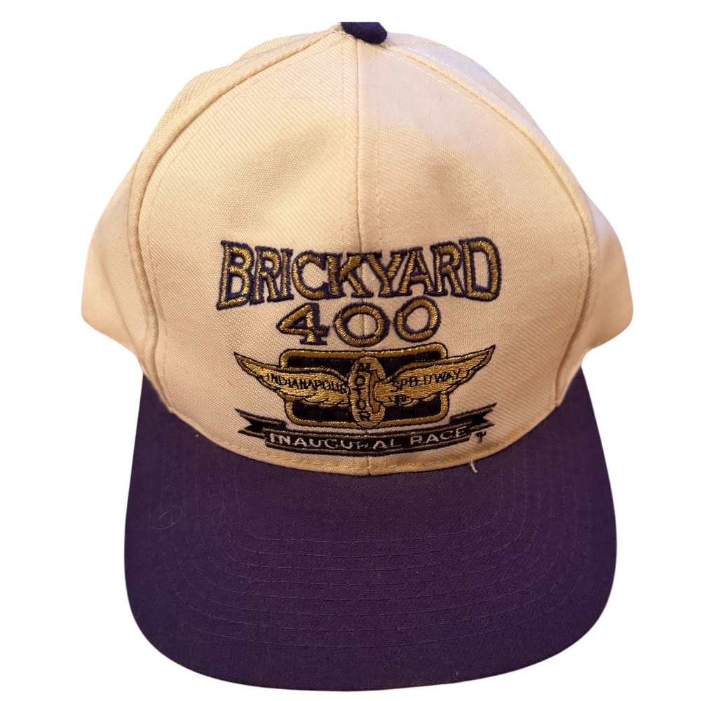 Vtg 1994 Brickyard 400 Inaugural Race Hat Logo 7 Snapback Indianapolis NASCAR‎